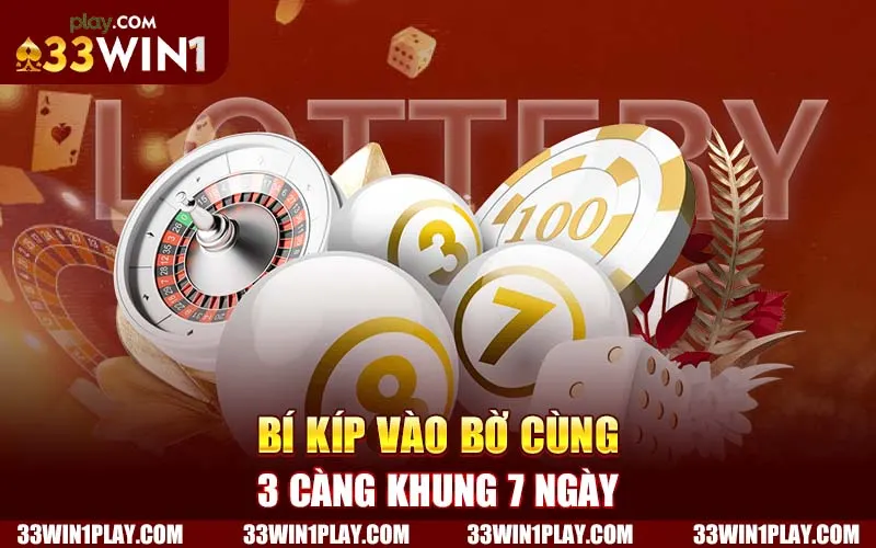 Bí kíp vào bờ cùng 3 càng khung 7 ngày