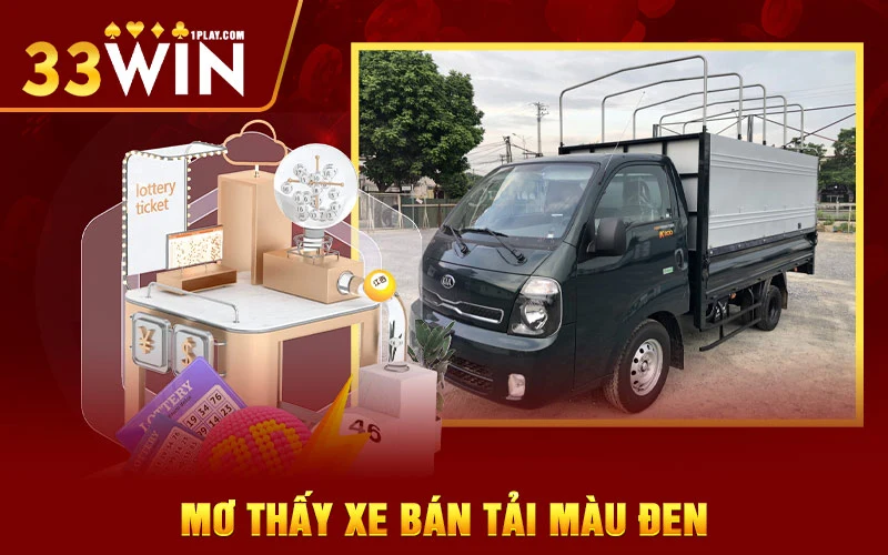 Mơ thấy xe bán tải màu đen